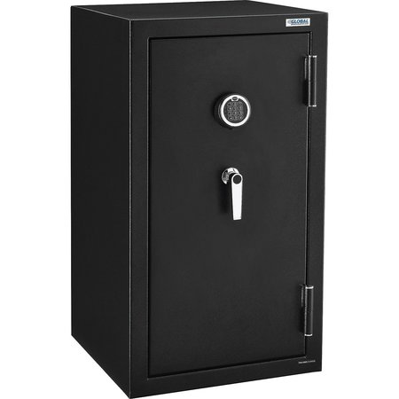 GLOBAL INDUSTRIAL Burglary & Fire Safe Cabinet with Digital Lock, 1.5 Hr Fire Rating, 22W x 22D x 40H 493493